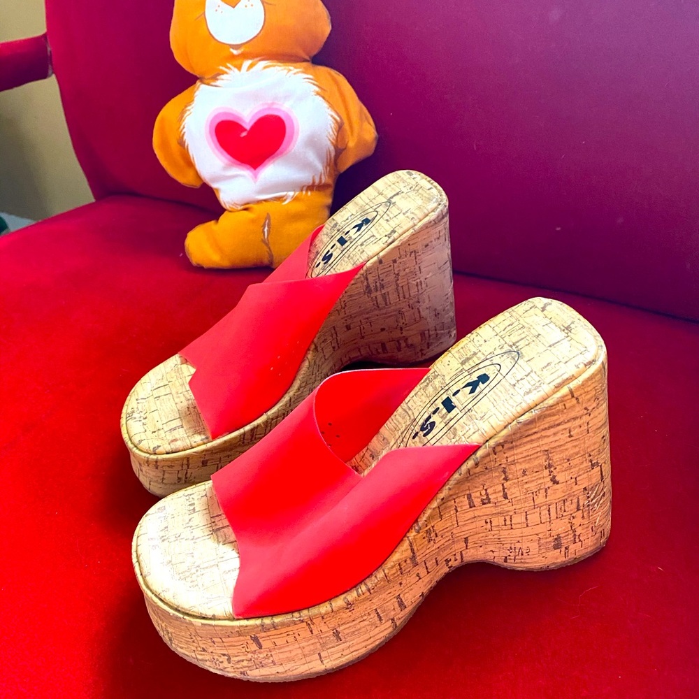 Y2k 90s platform sandals